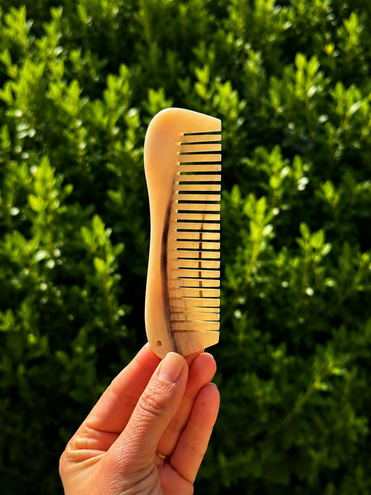 Doğum Tarağı (Birth Comb) – Doğal Koç Boynuzu El Yapımı Tarak